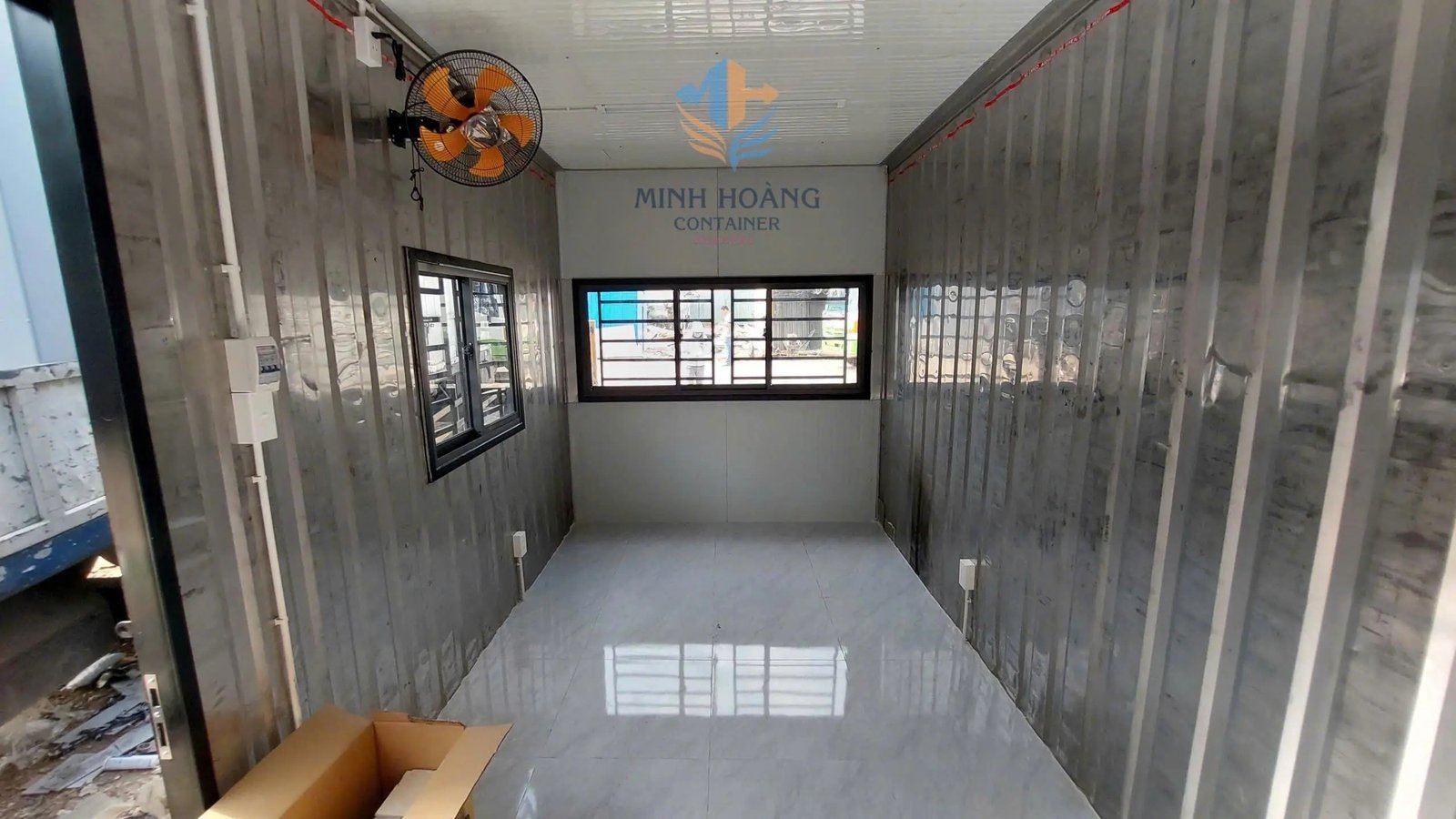 Container Văn Phòng 20 Feet Đen Có Toilet